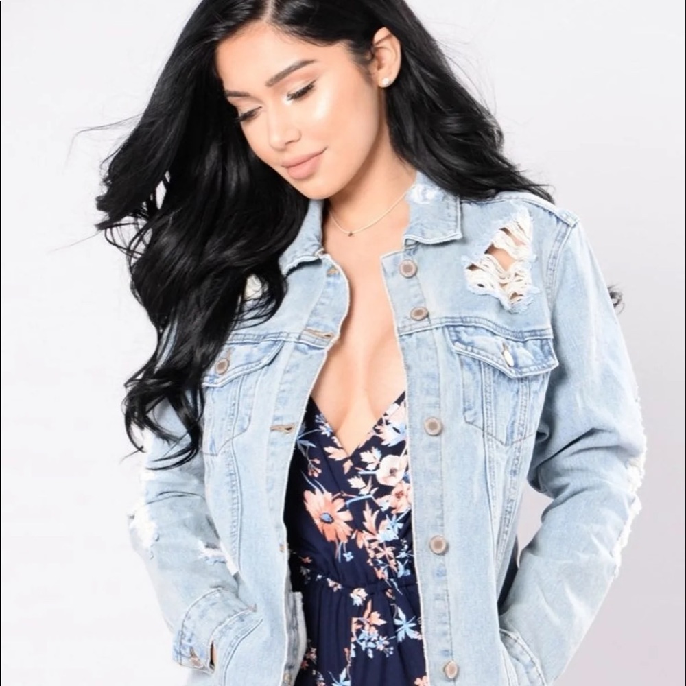 Fashion Nova Denim Jacket View 3